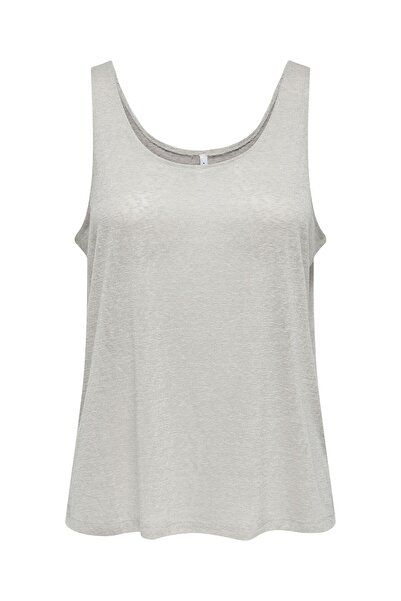 ONLY Onlfrida Tank Topjrs Noos Women's Gray Tank Top - 15194667
