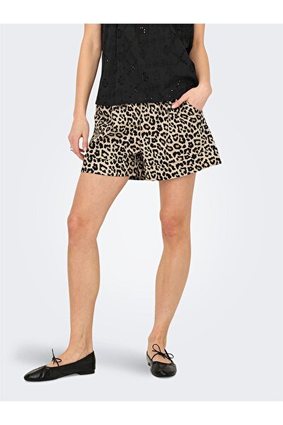 ONLY Onllowa Shorts Ptm Women's Beige Shorts - 15347718