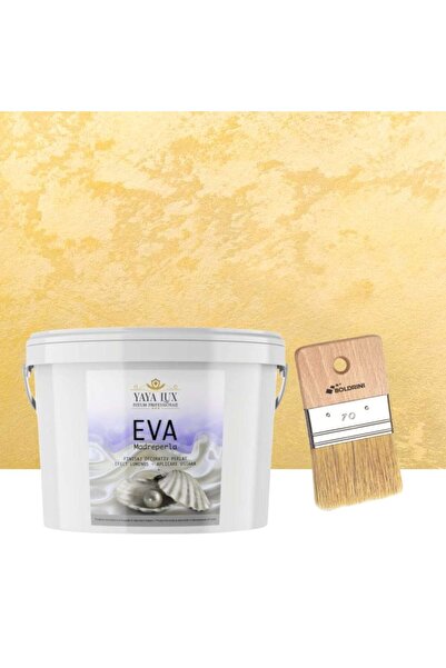 YaYa Color Set Vopsea Decorativa de Lux, Eva Madreperla, Perla Blonda, 2.5 Li...