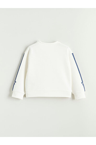 LC Waikiki Crew Neck Printed Girls' Sweatshirt and Leggings