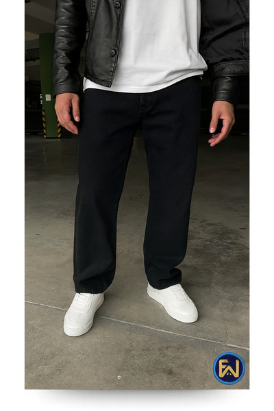 ElitWear بنطلون رجالي فضفاض ومريح بقصة واسعة SBG