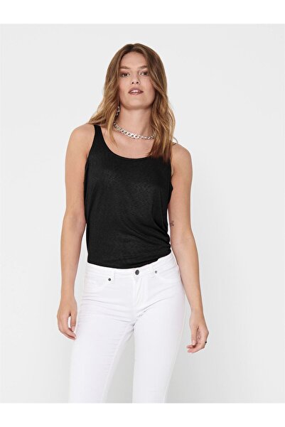 ONLY Onlfrida Tank Topjrs Noos Women's Black Tank Top - 15194667