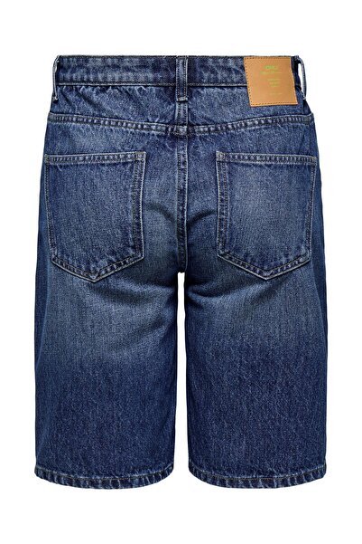 ONLY Onlsonny Hw Wide Dnm Shorts Noos Women's Blue Shorts - 15256709