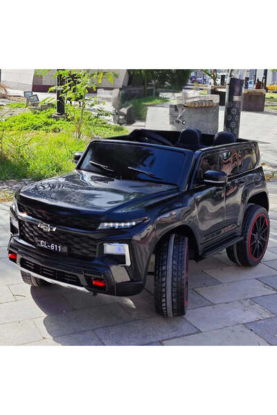 Toybox Chevrolet Kids 12V Dual Seater Battery Operated Ride-On Car, Kids Electric Car