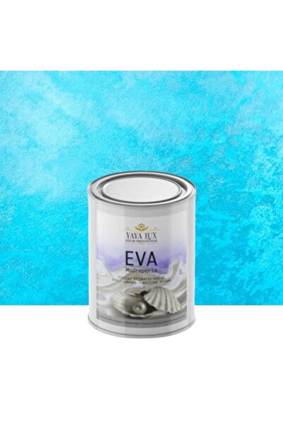 YaYa Color Luxury Decorative Paint, Eva Madreperla with Glass Flakes, Azure, ...