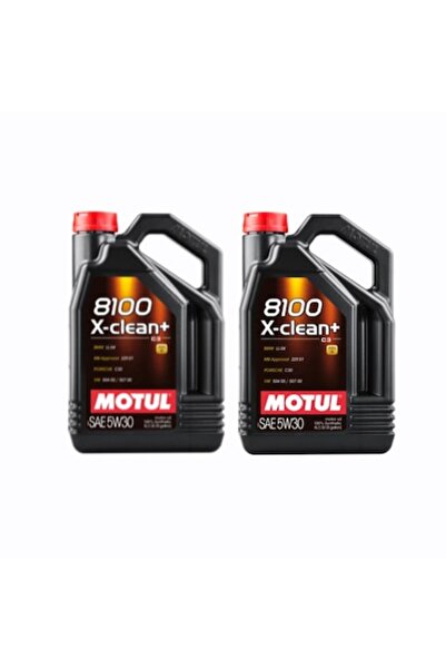 Motul Pack 2x 8100 X-Clean Plus engine oil, 5W30, 5L