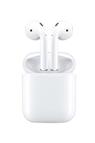 HYX سماعات أذن بلوتوث مع صندوق شحن باللون الأبيض