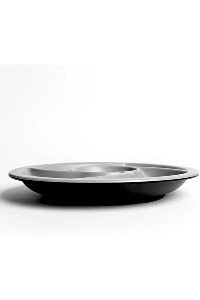 cc bin shihon Round 5-section appetizer and nut dish, 24 cm, healthy and break-resistant melamine