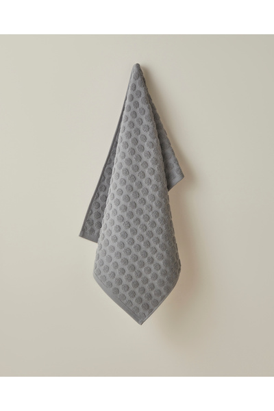 English Home Dottie Cotton Face Towel 50X80 cm Anthracite