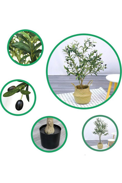 Generic Artificial Olive Tree, Faux Olive Plant, Dedicated to Indoor Decoration, Simulation