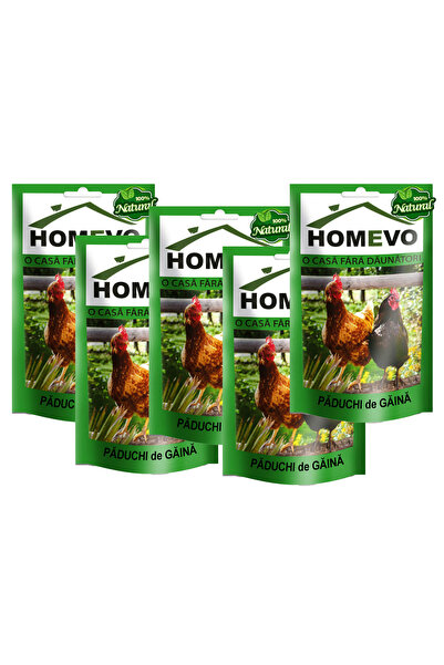 Homevo Set 5 x Solutie impotriva paduchi de gaina 50g.