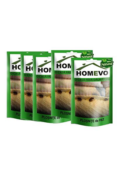 Homevo Set 5 x Diatom Pest Plosnite de pat 50g.