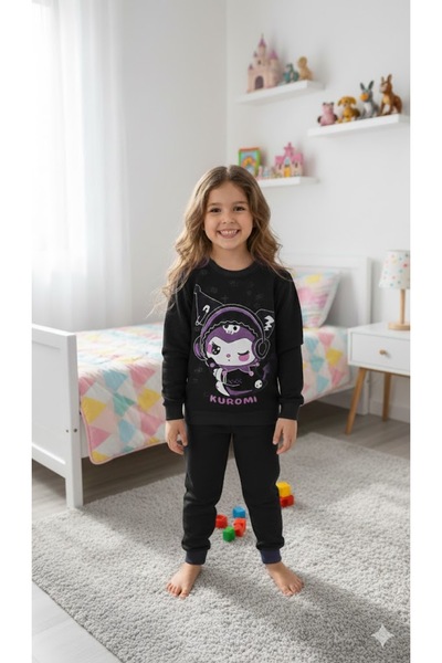 KOKOŞ BEBEK Kromi Fleece-Lined Girls' Set - Age 2/8 - 31565