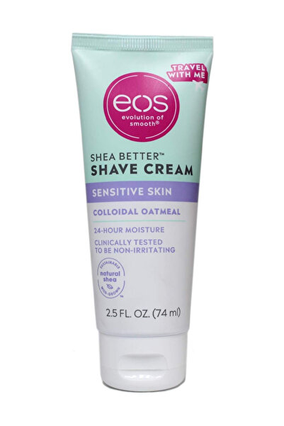 Eos كريم شيا بيتر شيف للبشرة الحساسة بالشوفان الغروي أثناء السفر بحجم 73.9 مل...