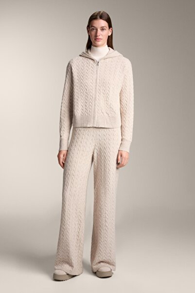 Oysho Kablo Örgü Düz Paça Pantolon