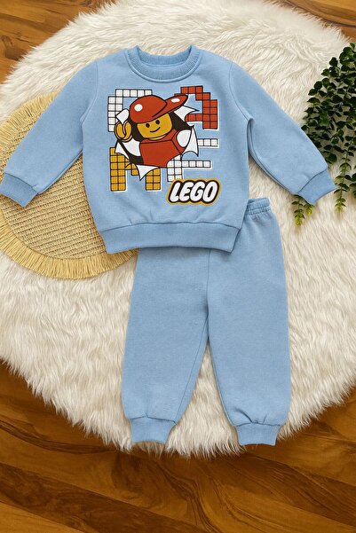 KOKOŞ BEBEK Set Lego pentru băieți cu căptușeală din fleece - 2/8 ani - 31566