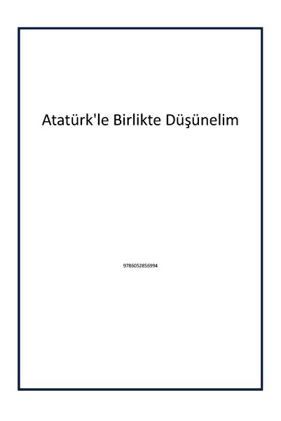 Tudem Yayınları دعونا نفكر مع أتاتورك