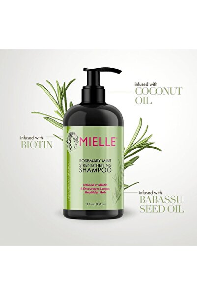 mielle organics Mielle Organics Rosemary & Mint Strengthening Shampoo - 355ml