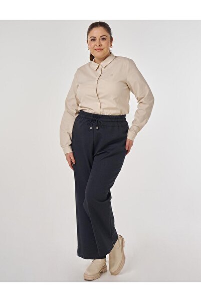 Kayra Relaxed Fit Rayon Pants Smoked