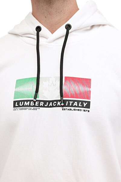 lumberjack Ml Magro 17Itl706 5Pr Ecru Men's Sweatshirt