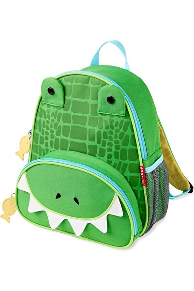 Skip Hop Zoo Crocodile-Design Kids Backpack, Multicolor