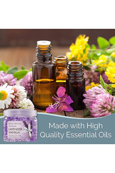 genernic SMELLS BEGONE Odor Eliminator Gel Beads - Lavender Vanilla - 12 Ounce