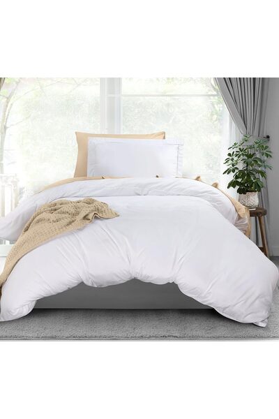 Utopia Bedding Twin Duvet Cover Set - 2-Piece Microfiber 68x90in (White)