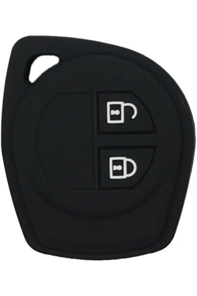 Generic SEGADEN Silicone Key Cover for Suzuki 2-Button Remote Key Fob CV4545 - Black