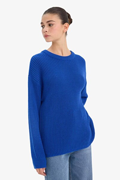 DeFacto Regular Fit Crew Neck Sweater H6905Az25Wn