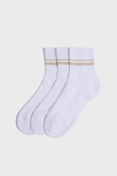 DeFacto Women's 3-Pack Cotton Towel Socks G6378Axns