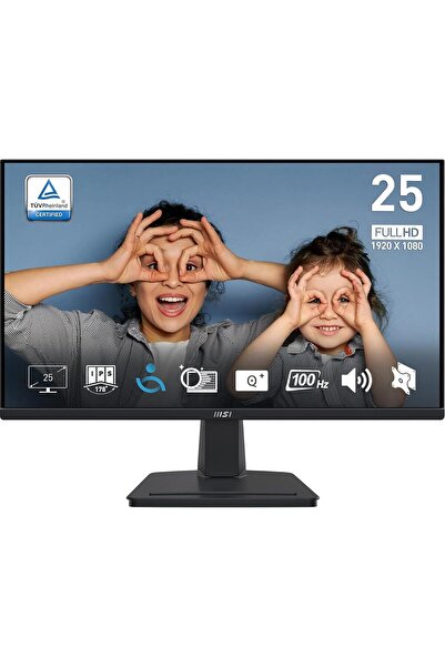 MSI PRO MP251 24.5" FHD IPS Monitor, 100Hz, Built-in Speakers, HDMI & VGA