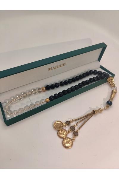 MAJOOD 45 Artificial Crystal Prayer Beads/Tasbih/10mm/for men and women/Perfect Ramadan Gift