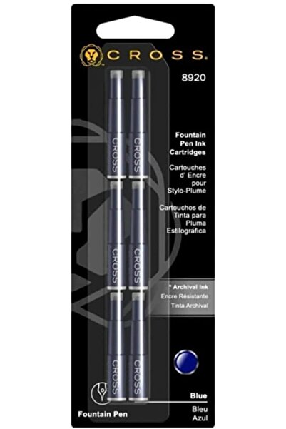 Cross Ink Bottle - Blue - Fountain Pen Refill (Model 8920)