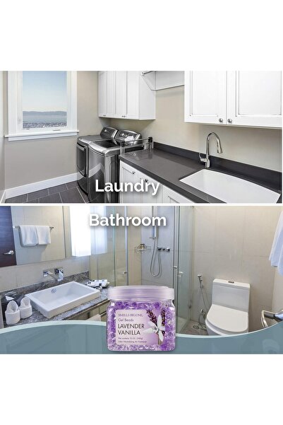 genernic SMELLS BEGONE Odor Eliminator Gel Beads - Lavender Vanilla - 12 Ounce