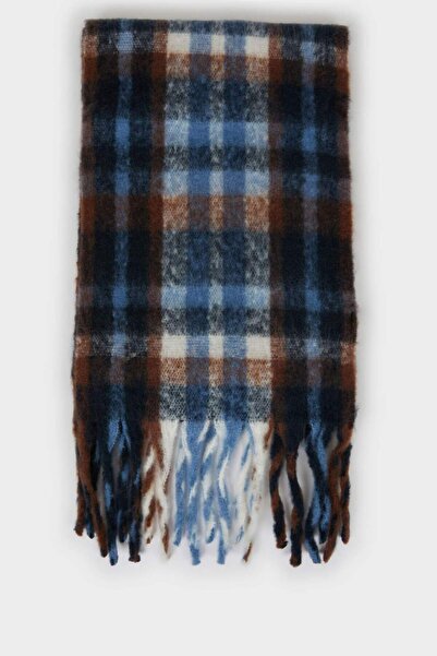 DeFacto Men's Checkered Woven Scarf F4183Ax25Wn