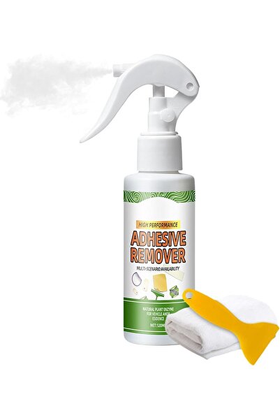 KASTWAVE Sticker Remover Set with Scraper & Towel - Citrus Adhesive Remover for Metal & Glass
