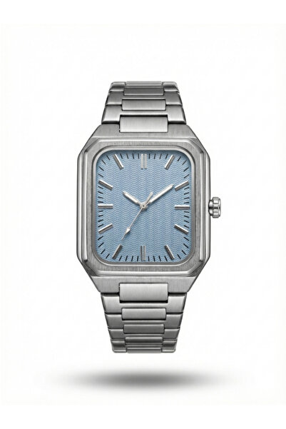 Leerybee Retro Tarzı Köşeli Kasa Çelik Günlük Kullanım Kol Saati