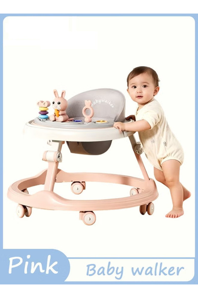 Generic 2-in-1 Baby Walker and Activity Center, Foldable, with Removable Musical Toy Tray