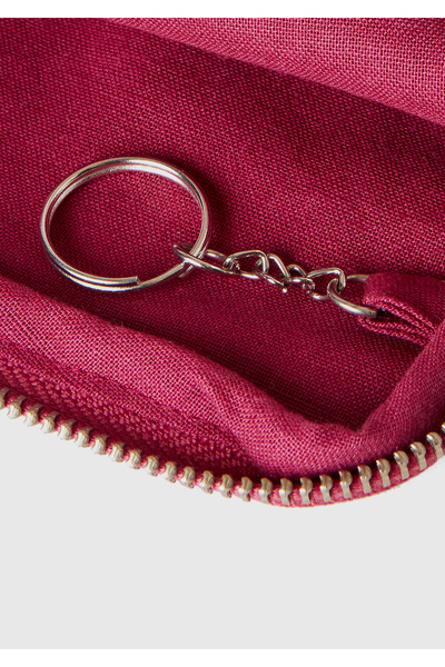 United Colors of Benetton Unisex fuchsia mini coin purse