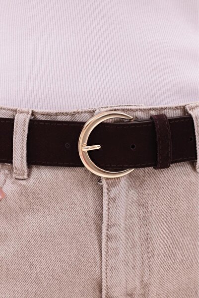 Desre Moda Basic Buckle Suede Belt Trouser Belt Shirt Belt Coat Belt Dress Belt