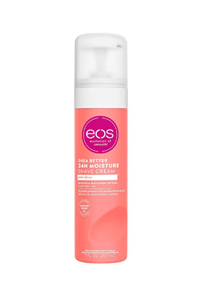 Eos كريم حلاقة Shea Better مرطب لمدة 24 ساعة برائحة الحمضيات الوردية - 207 مل
