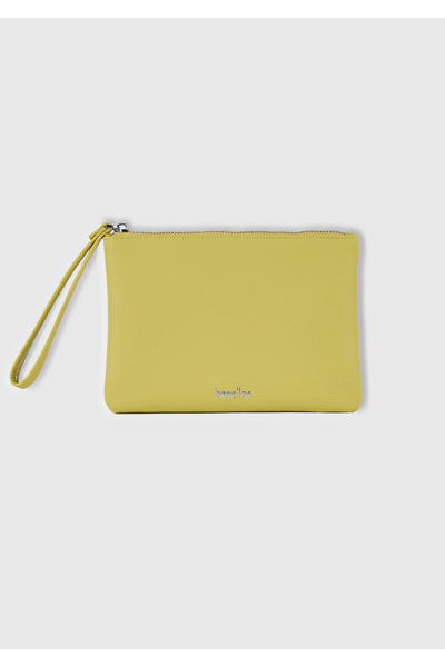 United Colors of Benetton Unisex yellow clutch bag