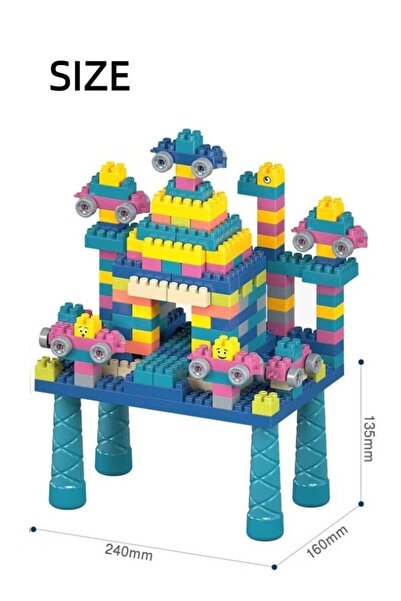 Generic 360-Piece Activity Table Assembling Building Blocks Early Intelligent Toys Educational Toys