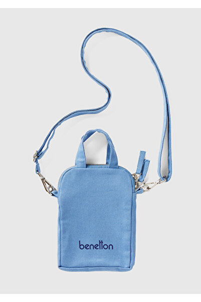 United Colors of Benetton Unisex Turquoise Phone Bag