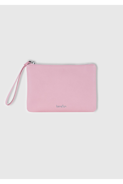 United Colors of Benetton Unisex Pink Clutch Bag