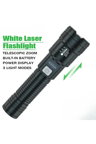 Choice مصباح يدوي قوي طراز P70 LED بقوة 5000 لومن مزود بمنفذ USB قابل لإعادة الشحن، مصباح تكتيكي، أضواء كاشفة للطوارئ، هاتف