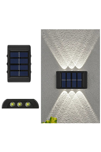 Choice قطعة واحدة من مصابيح LED الشمسية ذات الضوء الأبيض، مصباح حائط خارجي مق...