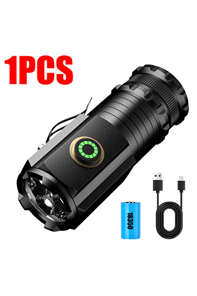 Choice كشافات LED عالية الطاقة 2000 لومن 80 وات، مصباح يدوي تكتيكي قابل لإعاد...