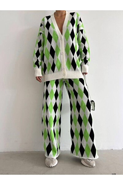 Modafeminen Knitwear set tr0208 white