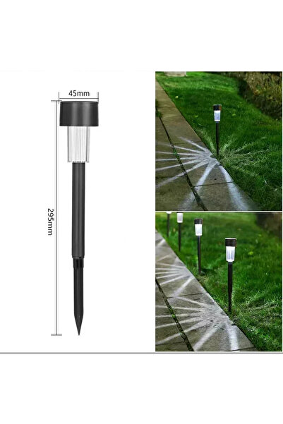 Choice 10 قطع من مصابيح الطاقة الشمسية الخارجية ذات الضوء الأبيض، مصابيح الحد...